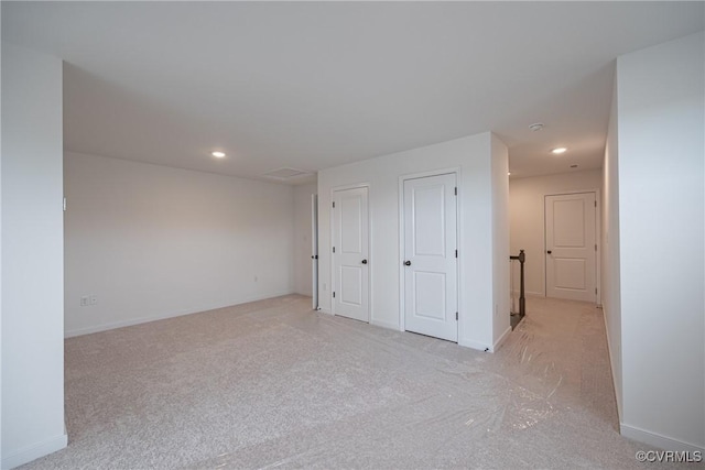 8264 Mount Eagle Rd, Hanover, VA 23005 - empty room featuring light colored carpet, recessed lighting, and baseboards