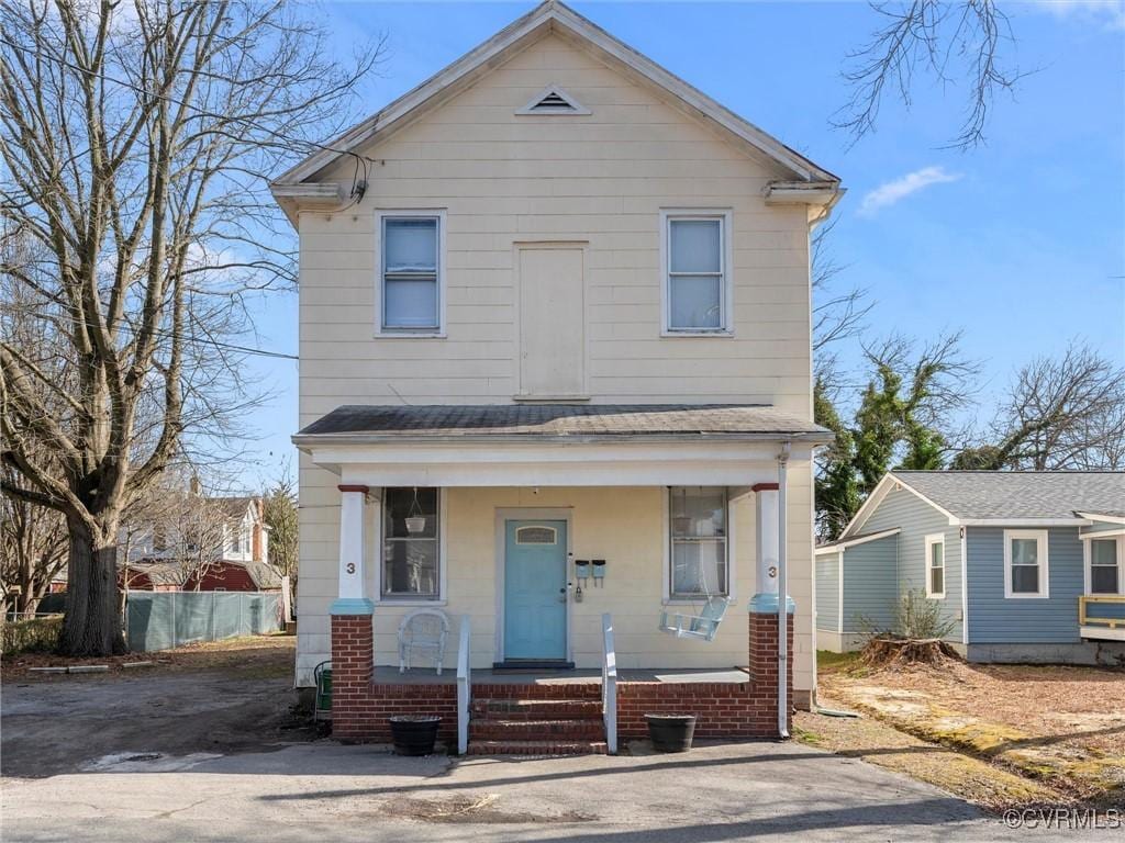 3 N Daisy Ave, Henrico, VA 23075 - view of front facade featuring covered porch
