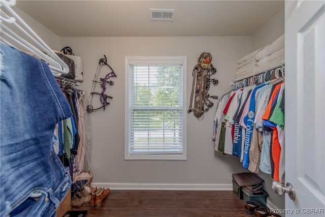 5631 Buckhunt Ln, New Kent, VA 23124 - spacious closet featuring wood finished floors