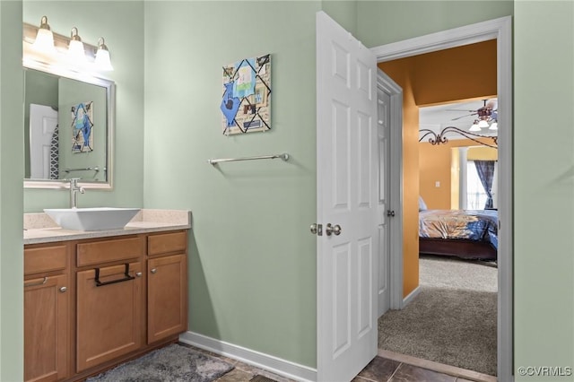 1601 Carty Bay Dr, Chester, VA 23836 - ensuite bathroom featuring vanity and baseboards
