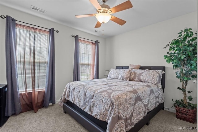 1601 Carty Bay Dr, Chester, VA 23836 - bedroom with light carpet and ceiling fan