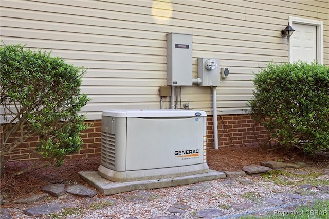 591 Plantation Rd, North, VA 23128 - exterior view of a power unit and electric meter