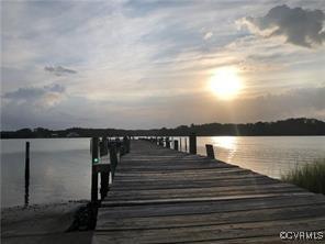 41 Hobday St, Mathews, VA 23128 - dock featuring a water view