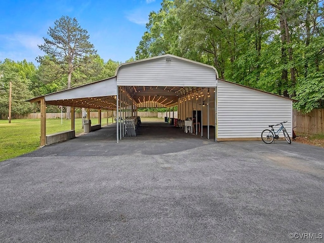 10717 Greenwood Rd, Henrico, VA 23059 - view of parking / parking lot featuring a carport