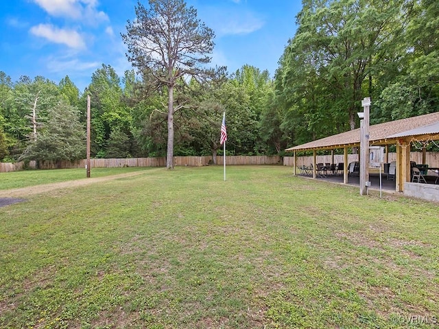 10717 Greenwood Rd, Henrico, VA 23059 - view of yard with a gazebo and a patio area