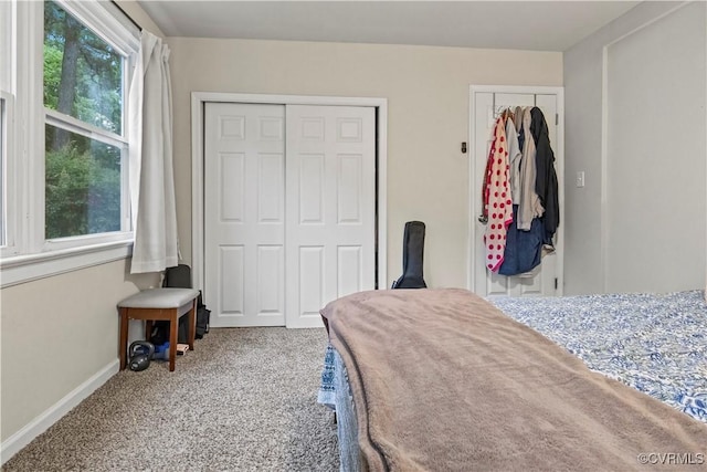 10717 Greenwood Rd, Henrico, VA 23059 - carpeted bedroom featuring baseboards and multiple closets