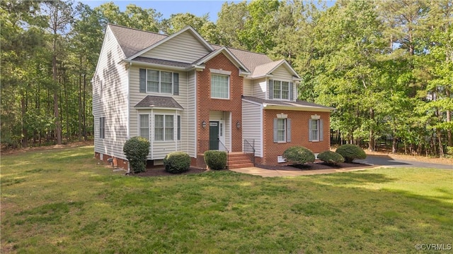 11324 Regalia Dr, Chesterfield, VA 23838 - traditional home with a front lawn, a shingled roof, and crawl space