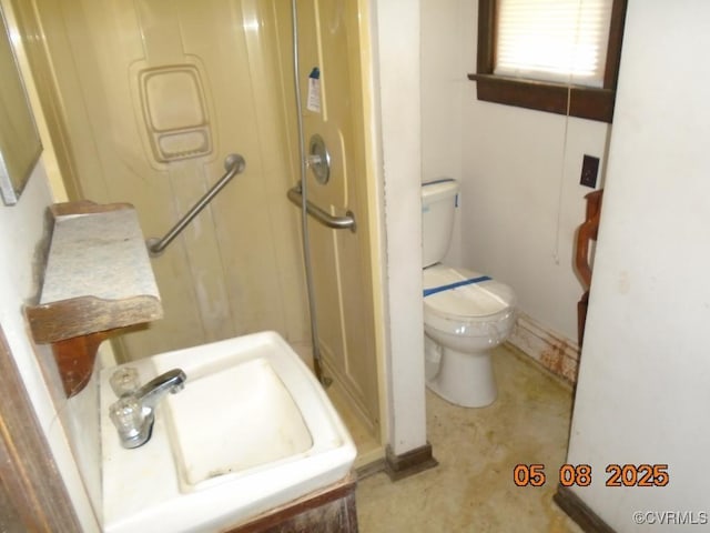 3740 Turner Rd, Richmond, VA 23832 - full bath with a shower stall, toilet, and a sink