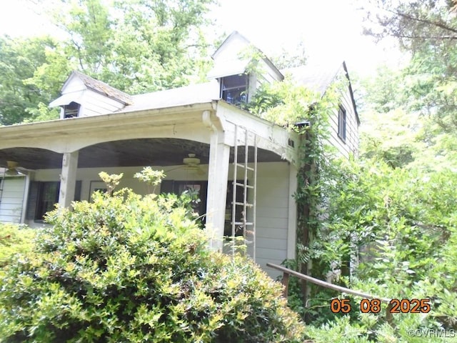 3740 Turner Rd, Richmond, VA 23832 - view of property exterior featuring a ceiling fan