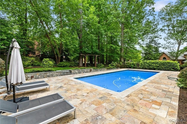 11458 Barrington Bridge Ct, Henrico, VA 23233 - view of swimming pool featuring a patio and fence
