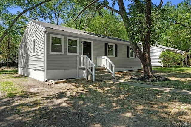 view of front of property