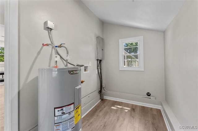 utilities featuring water heater