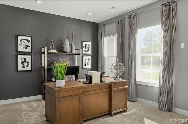 8 Abercrombie Dr, Chesterfield, VA 23838 - home office featuring light carpet and baseboards