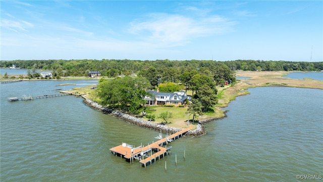6454 Carmines Island Ln, Gloucester, VA 23072 - bird's eye view of a large body of water