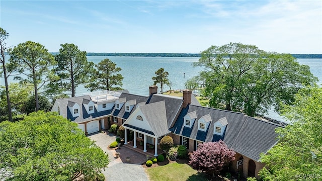 6454 Carmines Island Ln, Gloucester, VA 23072 - aerial view of property and surrounding area with a large body of water