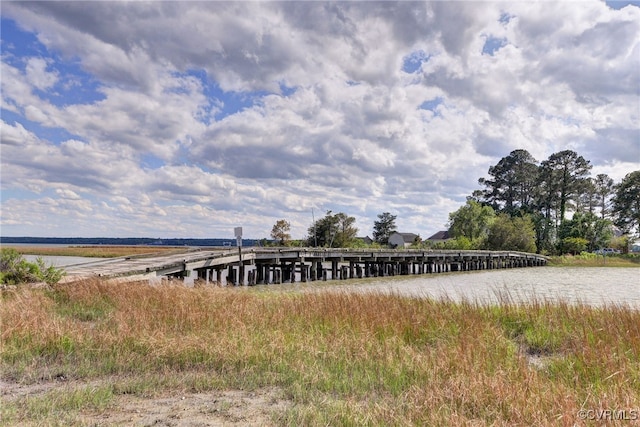 6454 Carmines Island Ln, Gloucester, VA 23072 - dock area featuring a water view