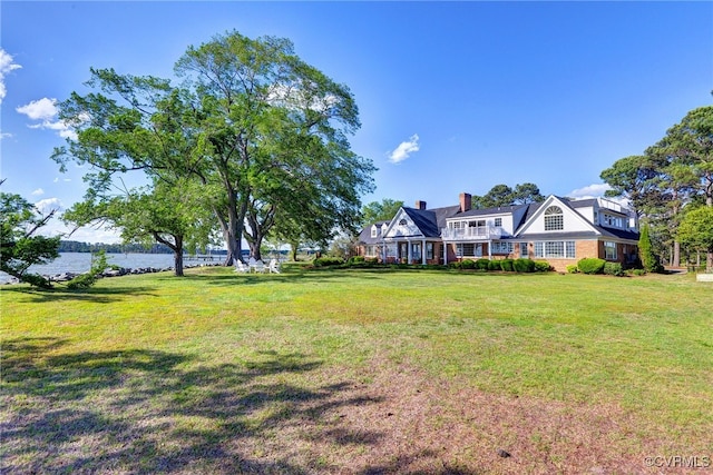 6454 Carmines Island Ln, Gloucester, VA 23072 - view of grassy yard featuring a water view
