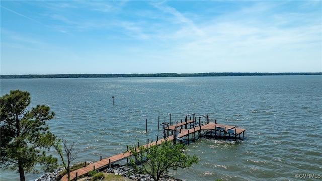 6454 Carmines Island Ln, Gloucester, VA 23072 - dock featuring a water view