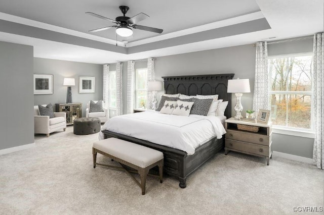 11 Abercrombie Dr, Chesterfield, VA 23838 - bedroom featuring a tray ceiling, multiple windows, and baseboards