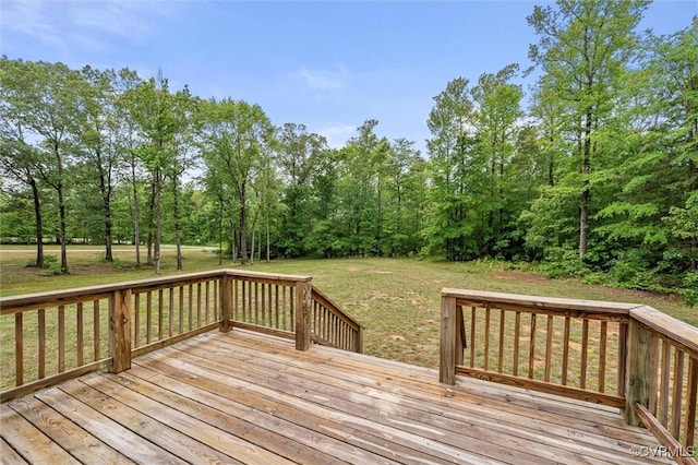 7570 Mount Zion Rd, Jetersville, VA 23083 - wooden terrace featuring a yard