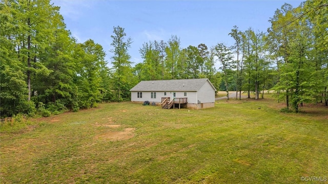 7570 Mount Zion Rd, Jetersville, VA 23083 - rear view of property featuring a yard