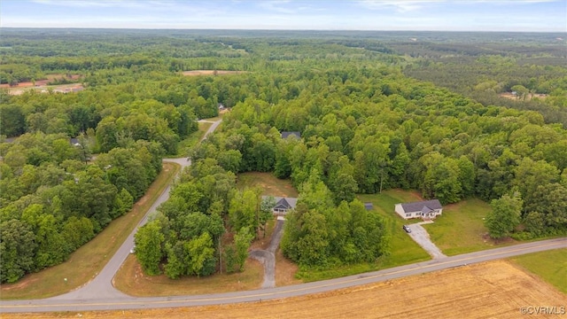 7570 Mount Zion Rd, Jetersville, VA 23083 - aerial view of a heavily wooded area