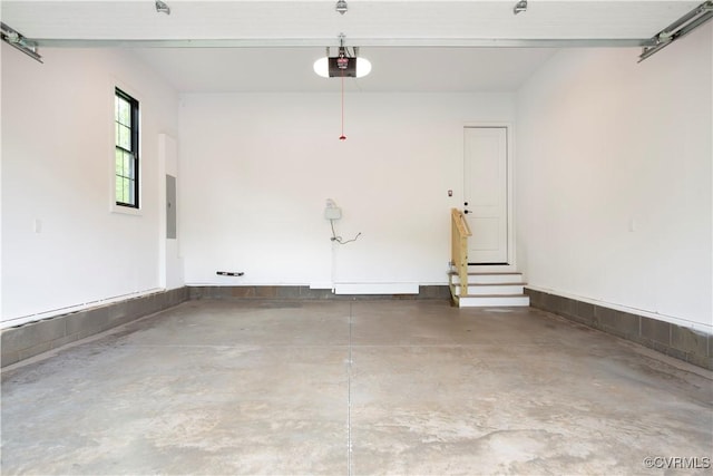 2005 Southcliff Rd, Richmond, VA 23225 - garage with a garage door opener and electric panel