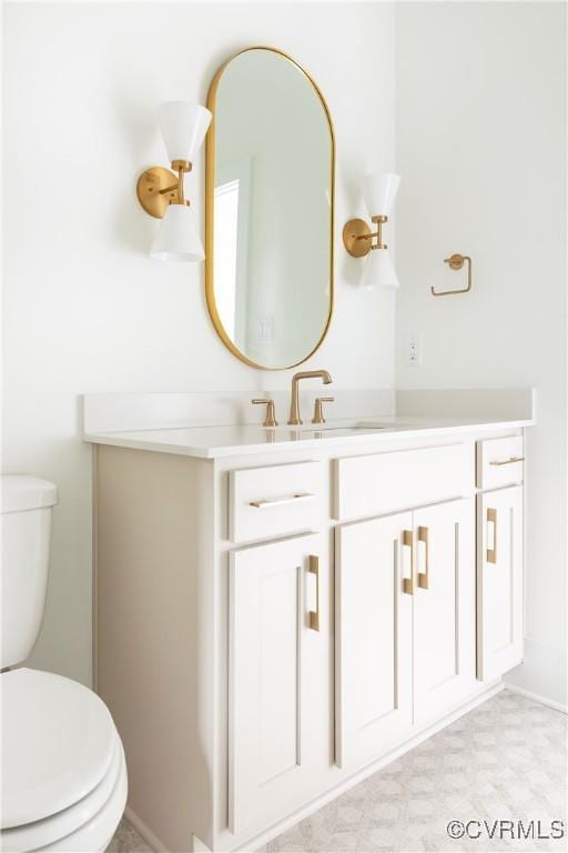 2005 Southcliff Rd, Richmond, VA 23225 - half bathroom featuring vanity and toilet
