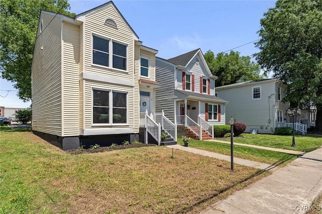 1725 Porter St, Richmond, VA 23224 - view of front of property featuring crawl space and a front yard