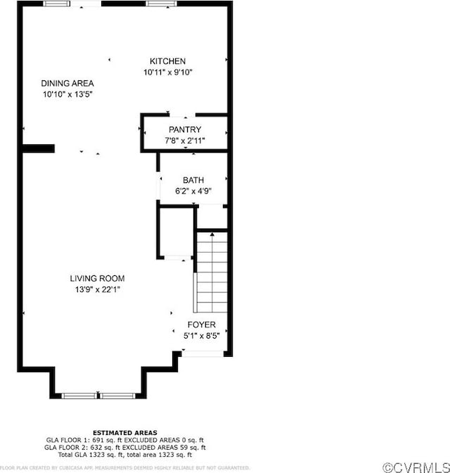 1725 Porter St, Richmond, VA 23224 - property floor plan