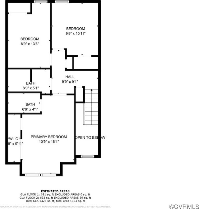 1725 Porter St, Richmond, VA 23224 - floor plan / room layout