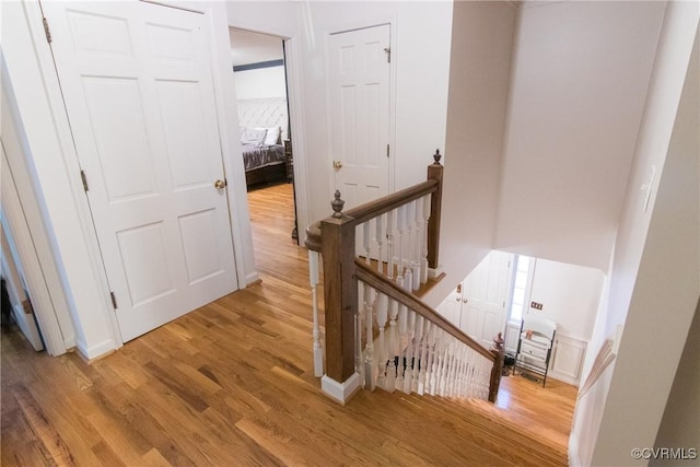 4709 Perdue St, Chester, VA 23831 - hallway featuring an upstairs landing and light wood-type flooring