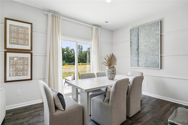 7006 Sanguine Mews, Chesterfield, VA 23234 - dining area featuring dark wood finished floors and baseboards