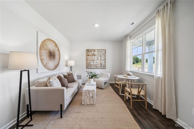 7006 Sanguine Mews, Chesterfield, VA 23234 - living room with baseboards, wood finished floors, and recessed lighting