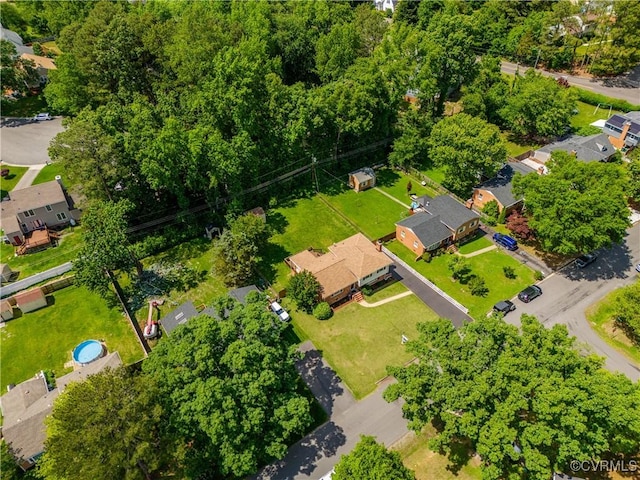 2206 Milbank Rd, Glen Allen, VA 23229 - aerial perspective of suburban area