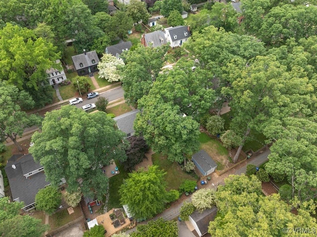aerial view of property's location