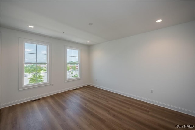 3327 Haydenpark Ln, Henrico, VA 23233 - empty room featuring dark wood-type flooring and recessed lighting