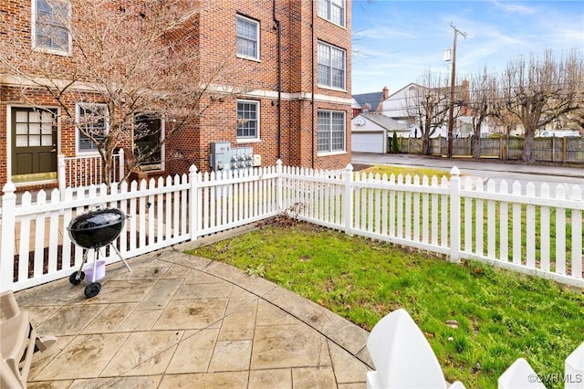 view of fenced yard