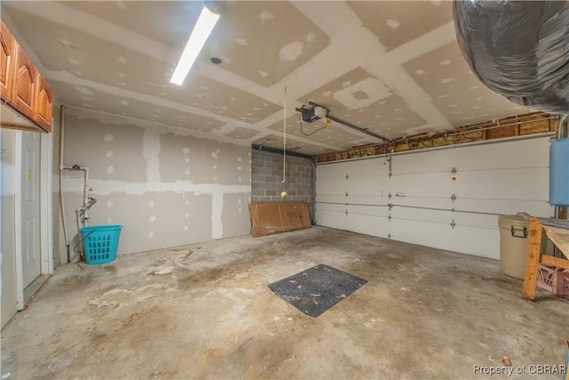 319 Parrotts Cove Rd, Water View, VA 23180 - garage with a garage door opener