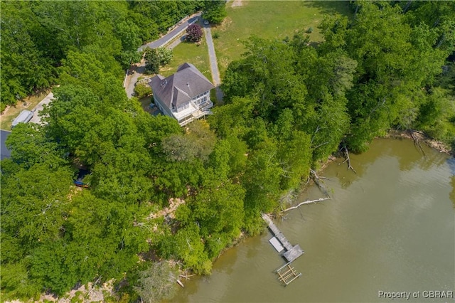 319 Parrotts Cove Rd, Water View, VA 23180 - bird's eye view of a nearby body of water