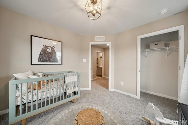 6024 Banyan Ln, Chesterfield, VA 23234 - bedroom with carpet, a closet, and baseboards