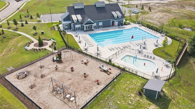 6024 Banyan Ln, Chesterfield, VA 23234 - view of subject property featuring a pool