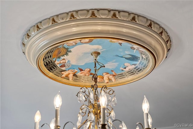 204 College Ave, Ashland, VA 23005 - detailed view of a chandelier
