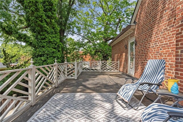 204 College Ave, Ashland, VA 23005 - view of wooden terrace