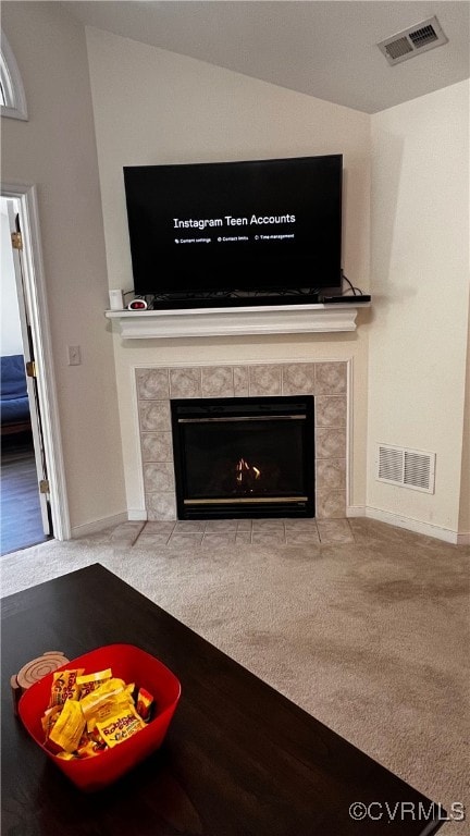 7211 Norwood Pond Ct, Midlothian, VA 23112 - detailed view of a tile fireplace