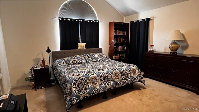 7211 Norwood Pond Ct, Midlothian, VA 23112 - carpeted bedroom featuring lofted ceiling and baseboards