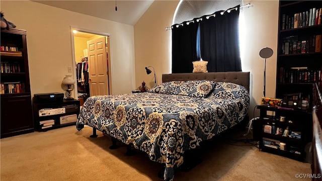 7211 Norwood Pond Ct, Midlothian, VA 23112 - bedroom featuring carpet flooring and lofted ceiling