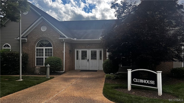 7211 Norwood Pond Ct, Midlothian, VA 23112 - property entrance with brick siding