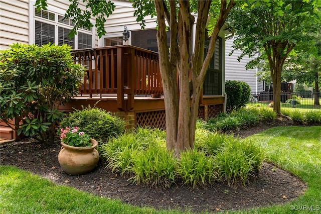 16748 Kipper Turn, Chesterfield, VA 23120 - view of wooden terrace