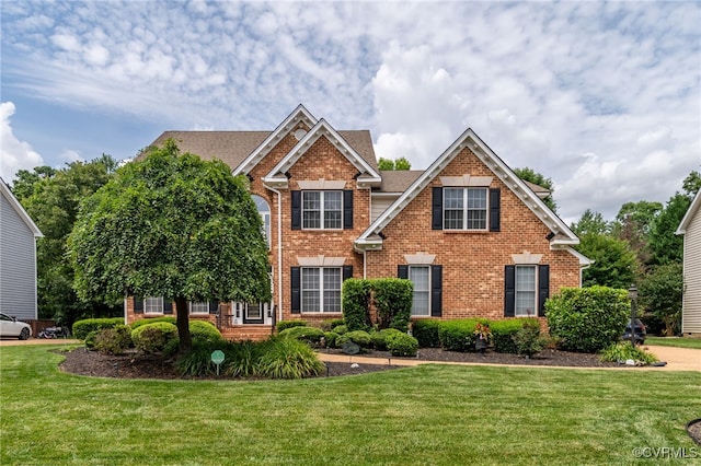 16748 Kipper Turn, Chesterfield, VA 23120 - view of front of home featuring brick siding and a front yard